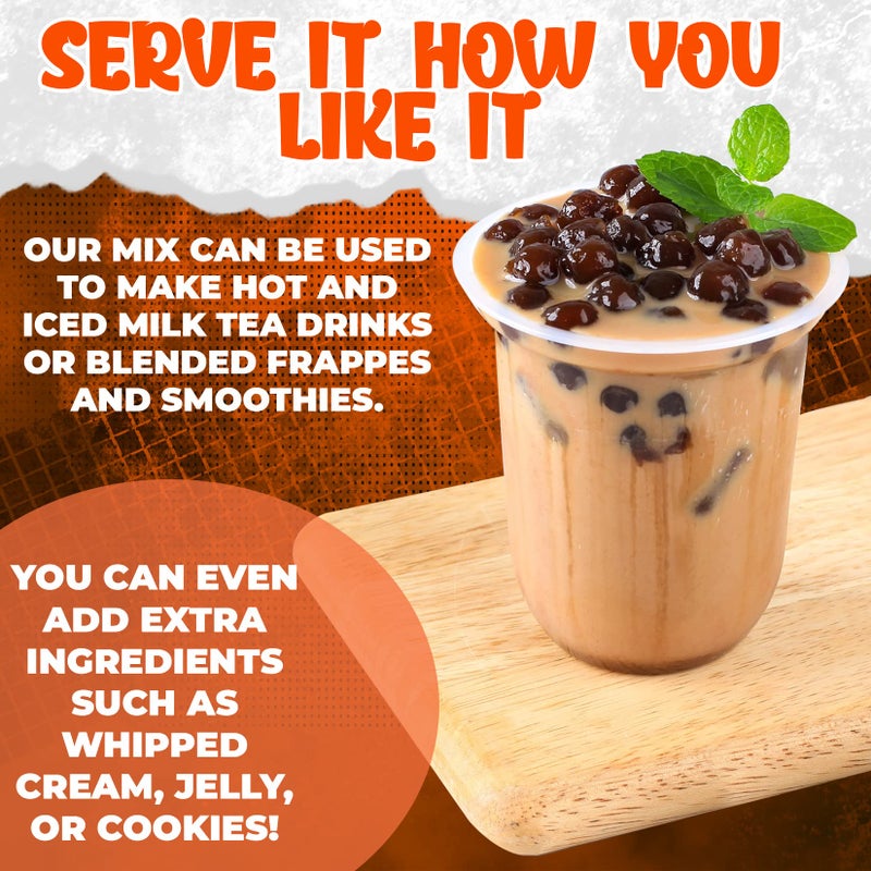 Fusion Select 5 Packs Taro, Mango, Honeydew, Strawberry Bubble Tea Kit Set With Extra Rich Tapioca Pearls, Straws - Image 4